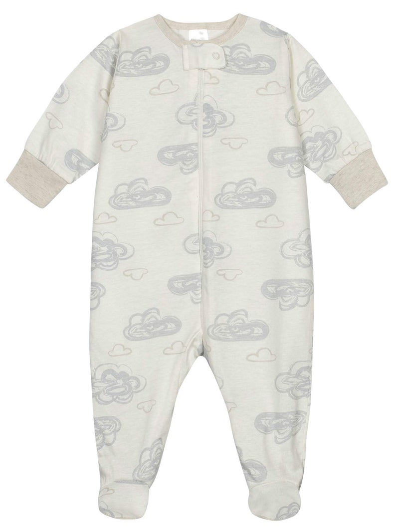 Onesies Brand unisex baby 4-pack 'N Play and Toddler Sleepers, Grey Neutral, Newborn US - Image 3